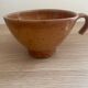 Set of 6 vintage handmade glazed stoneware mugs