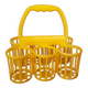 Vintage yellow plastic bottle holder
