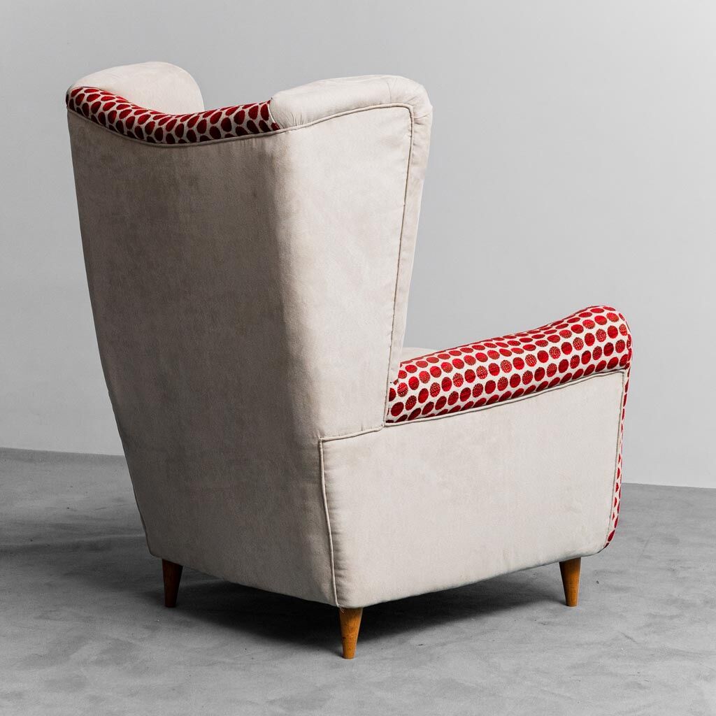 Coppia di poltrone paolo buffa pois anni’ 50 vintage modernariato