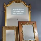 19th century frame gilded stucco wood, beaded interior edges, 47x39 cm, leaf 41.8x32.7 cm SB