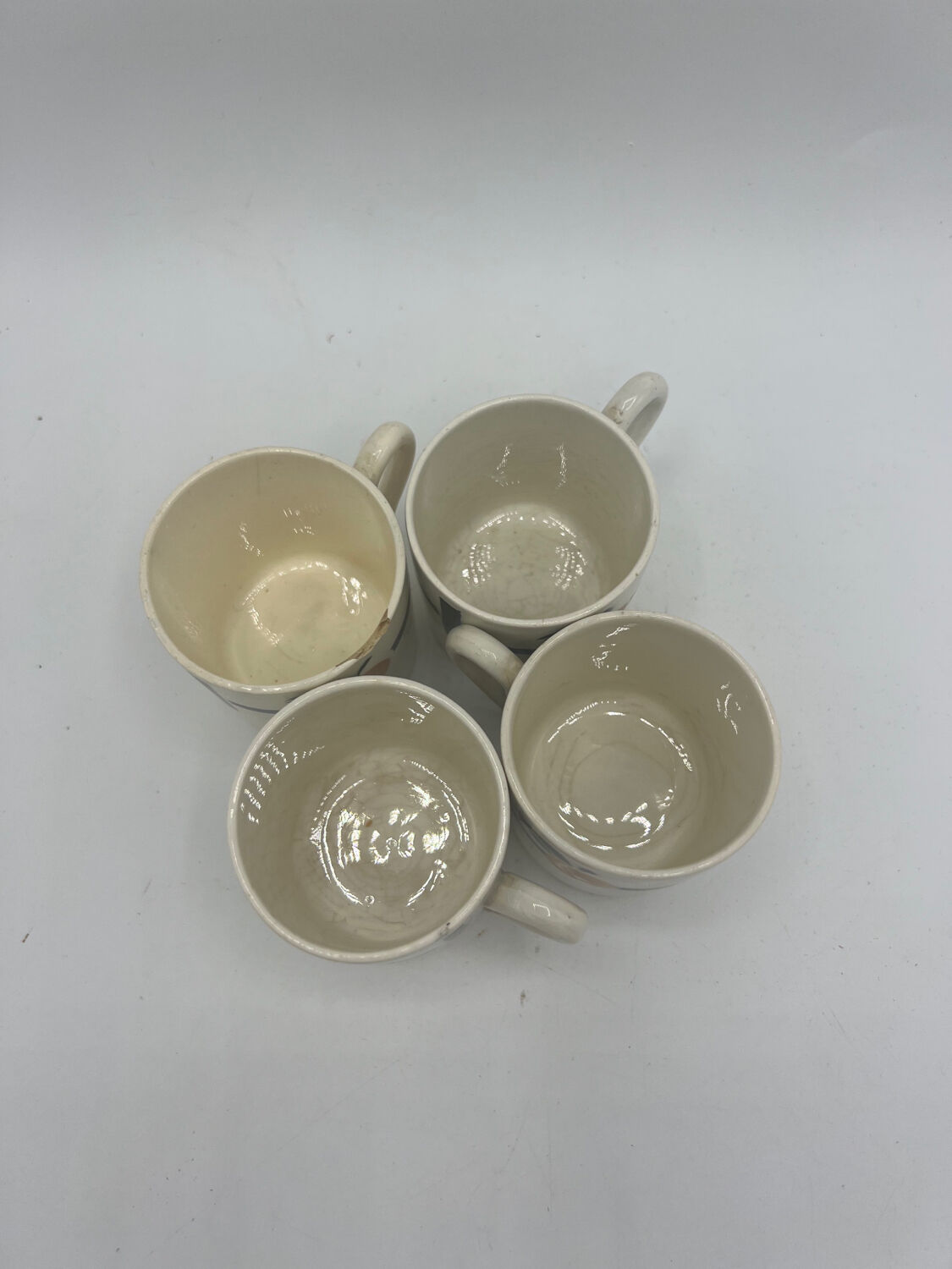 Set of 4 badonviller cups