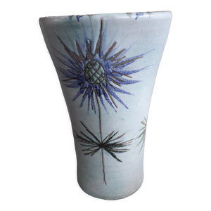 vase vintage au décor