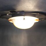 1970s Italian Wall Sculpture With Glass Shade