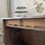 Aranjou elm brutalist desk