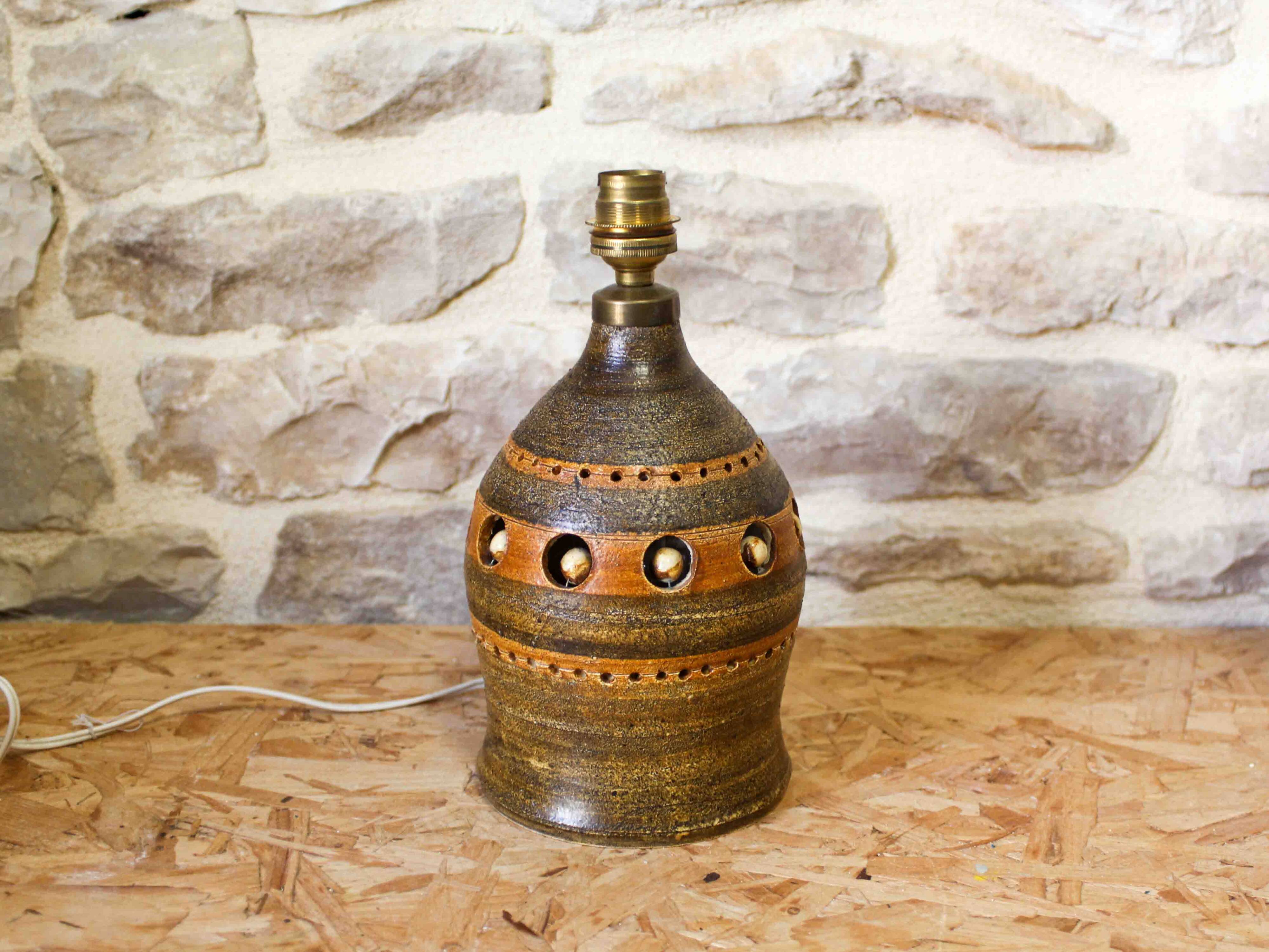 Ceramic lamp by Georges Pelletier