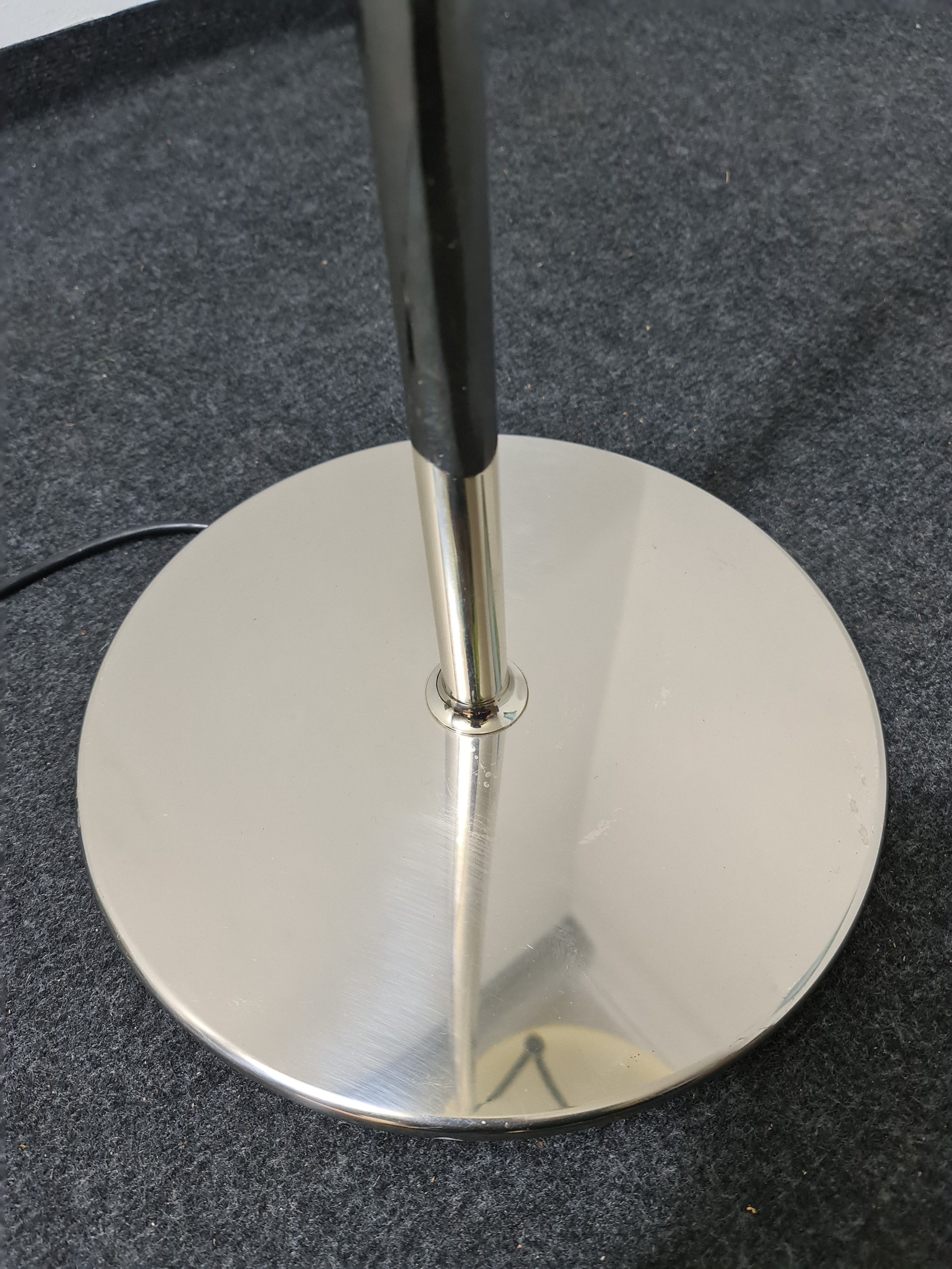 Vintage floor lamp in metal and synthetic resin