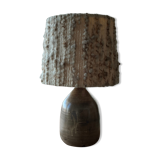 Enamelled sandstone lamp from the 1950s