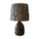 Enamelled sandstone lamp from the 1950s
