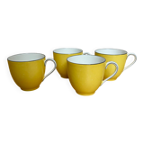 Set of 4 Raynaud Limoges coffee cups