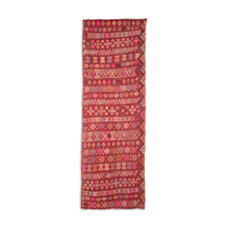 vintage Anatolian corridor kilim 246 x 90 cm