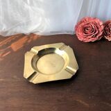 Ashtray lai vintage golden tone
