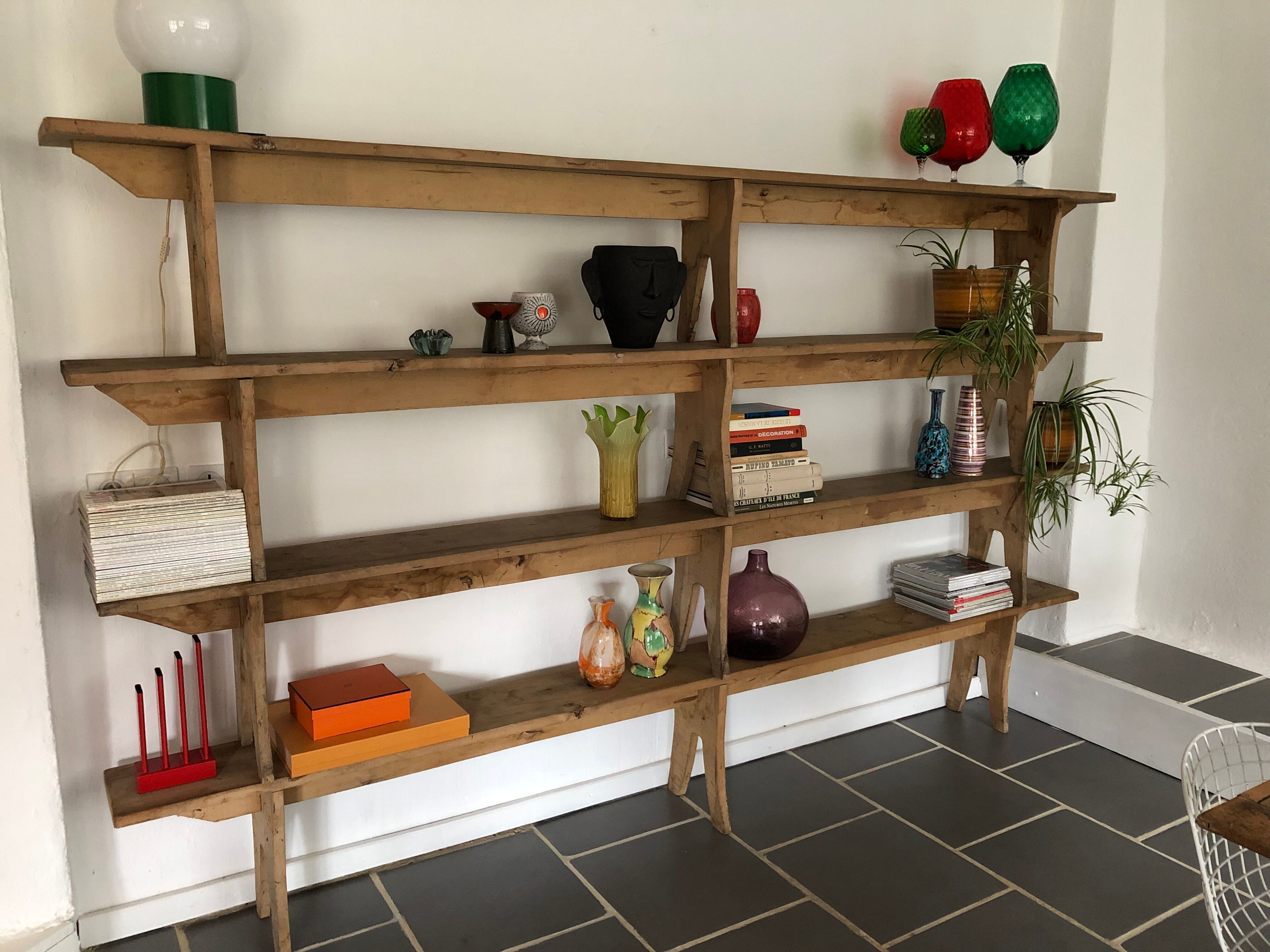 Pair of old farm benches 3 meters