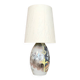 Swedish glazed ceramic table lamp by Marian Zawadzki for Tilgmans Keramik, 1957