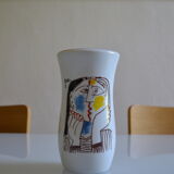 Ceramic vase after picasso " head leaning on the hands " 1962