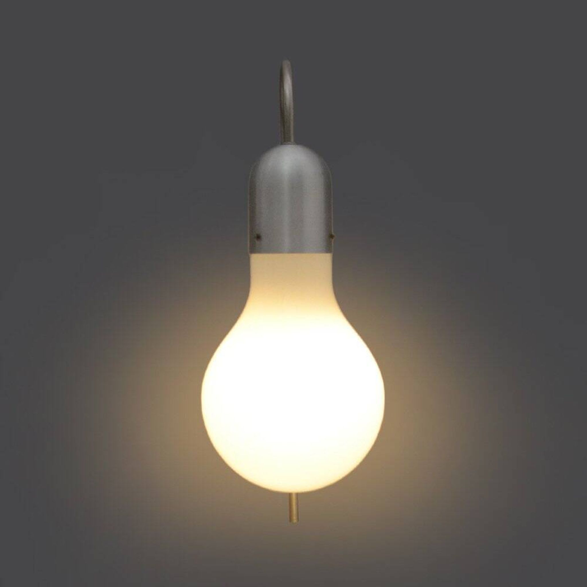 Wall lamp with glass diffuser by Stilux Milano, 1960s.