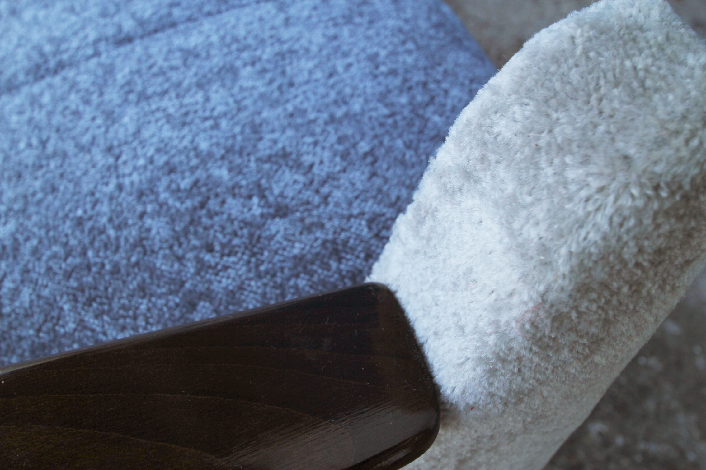 50s sofa in blue/beige