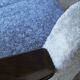 50s sofa in blue/beige