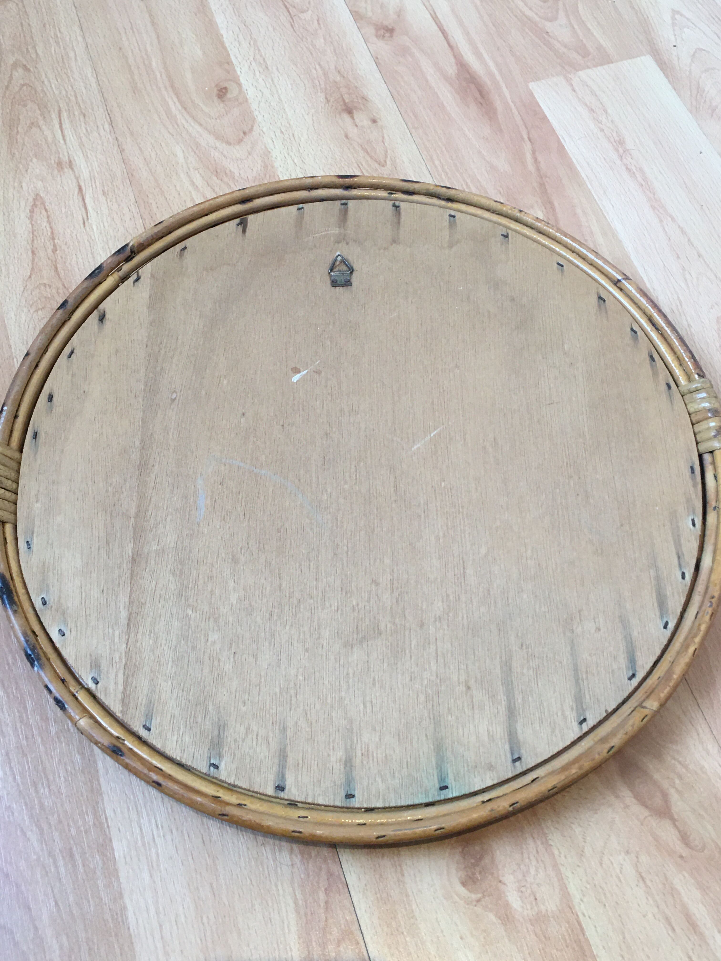 Vintage round mirror 41cm