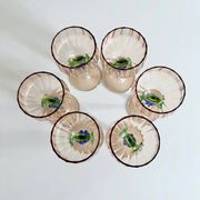 Art Deco Glass Set by Bimini – Designed by Fritz Lampl, 1920s