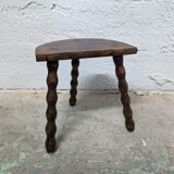 Wooden tripod stool