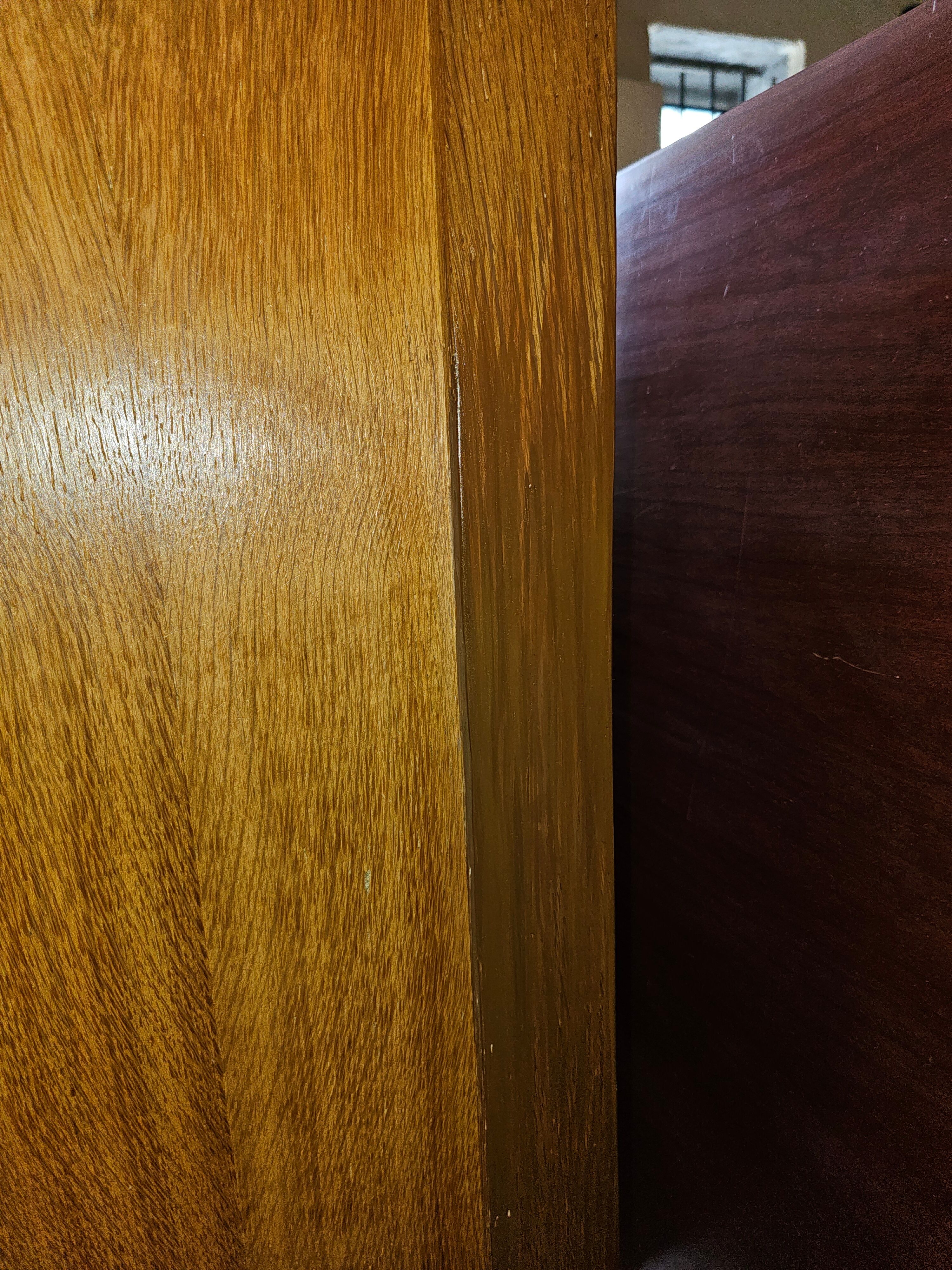 Enfilade in Solid Oak by Guillerme and Chambron, 1960s
