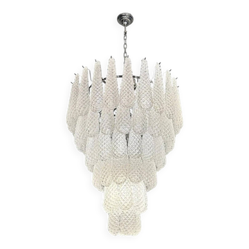 Chandelier "Conchiglie" en verre de Murano classique du milieu du siècle – Vénitien