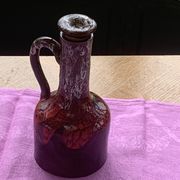 Carafe flacon en céramique émaillée vallauris vintage 1960