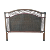 Tête de lit rotin vintage 140