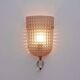 Pair of Art Dèco Style Italian Murano Glass and Brass Sconces