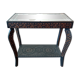 Table marocaine bois sculpté noirci 1950