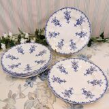 6 Longwy flat plates, “Cleopatra” model