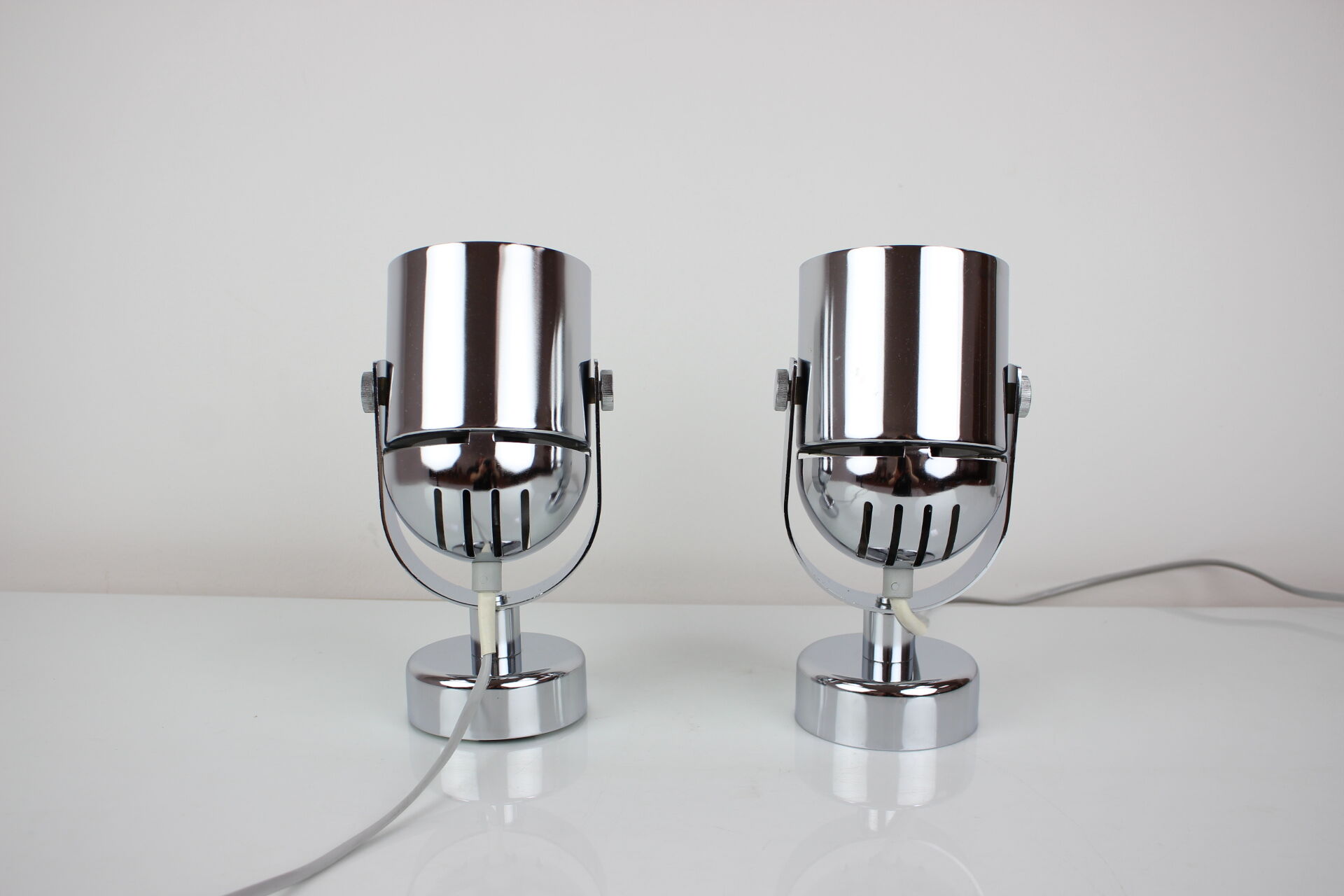 Pair of mid-century wall lamps Stanislav Indra, 1970's