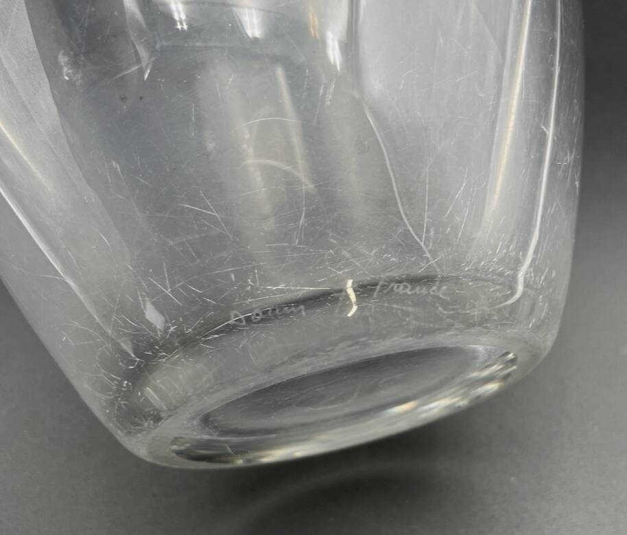 Large Daum crystal vase, France, 20th century - 656015