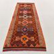 Tapis de couloir Kilim rouge
