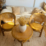 Rattan living room 3 rooms