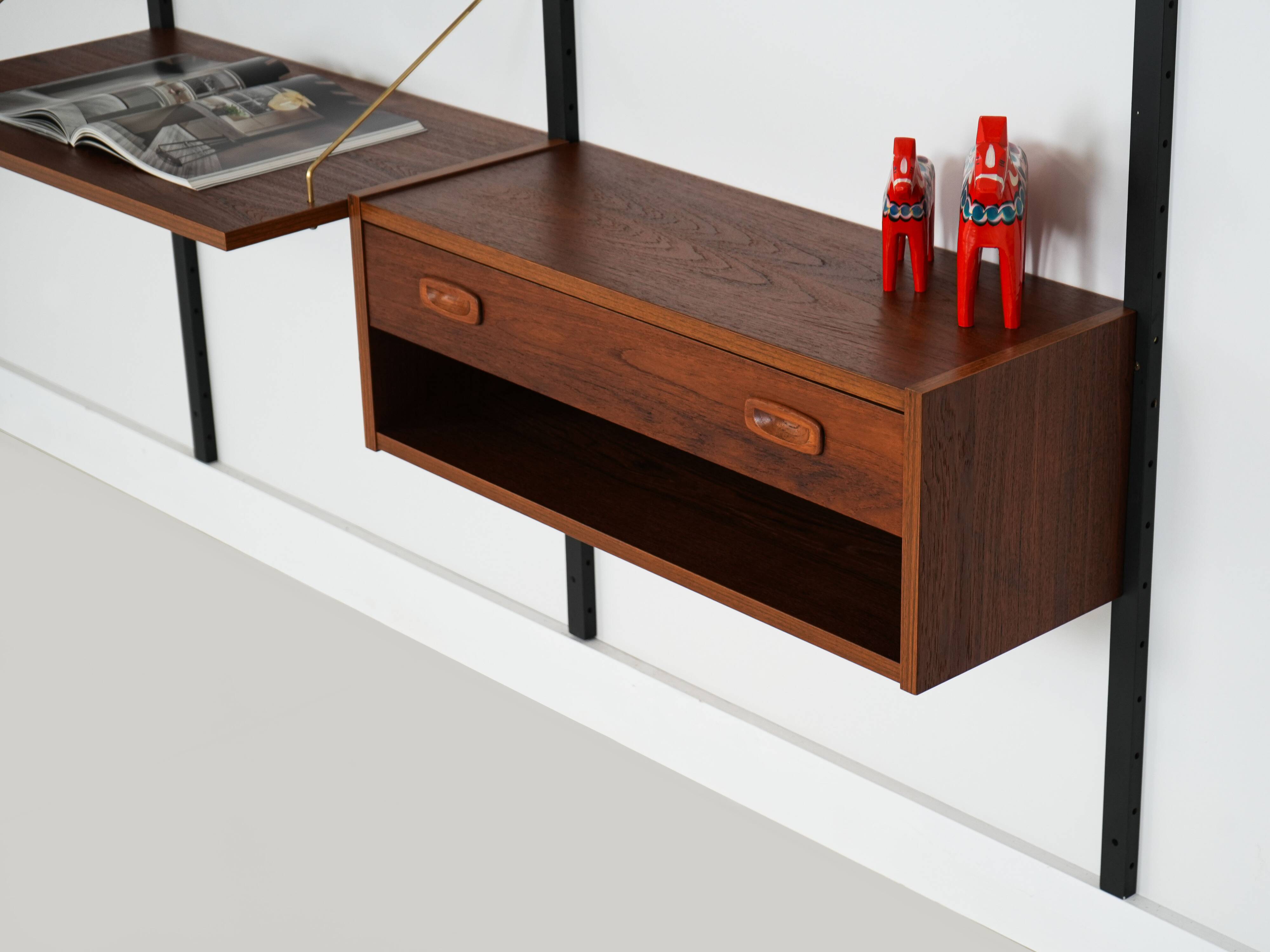 Teak system bookcase, Danish design, 1960s, production: Denmark