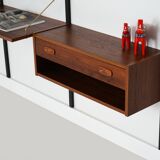 Teak system bookcase, Danish design, 1960s, production: Denmark