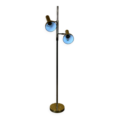 60s 70s 2-bulb adjustable floor lamp by Cosack Leuchten Germany
