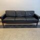 Midcentury leather and teak "Gotland" sofa, Ikea, Sweden, 1967