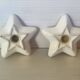 Salt and pepper shakers shaped like a starfish.