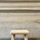 Sheepskin stool