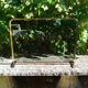 Fire firewall brass gold glass vintage smoke 1970