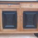 Solid wood sideboard 3 doors 3 drawers