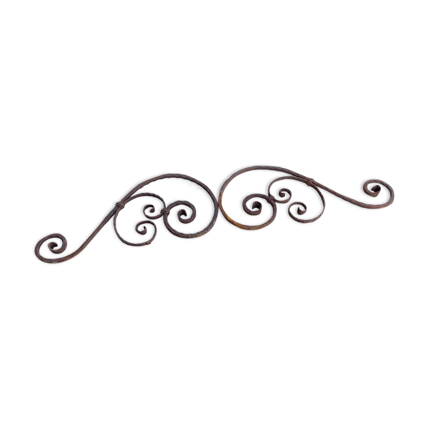 Wrought iron pediment