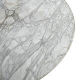 Table design foot tulip top marble