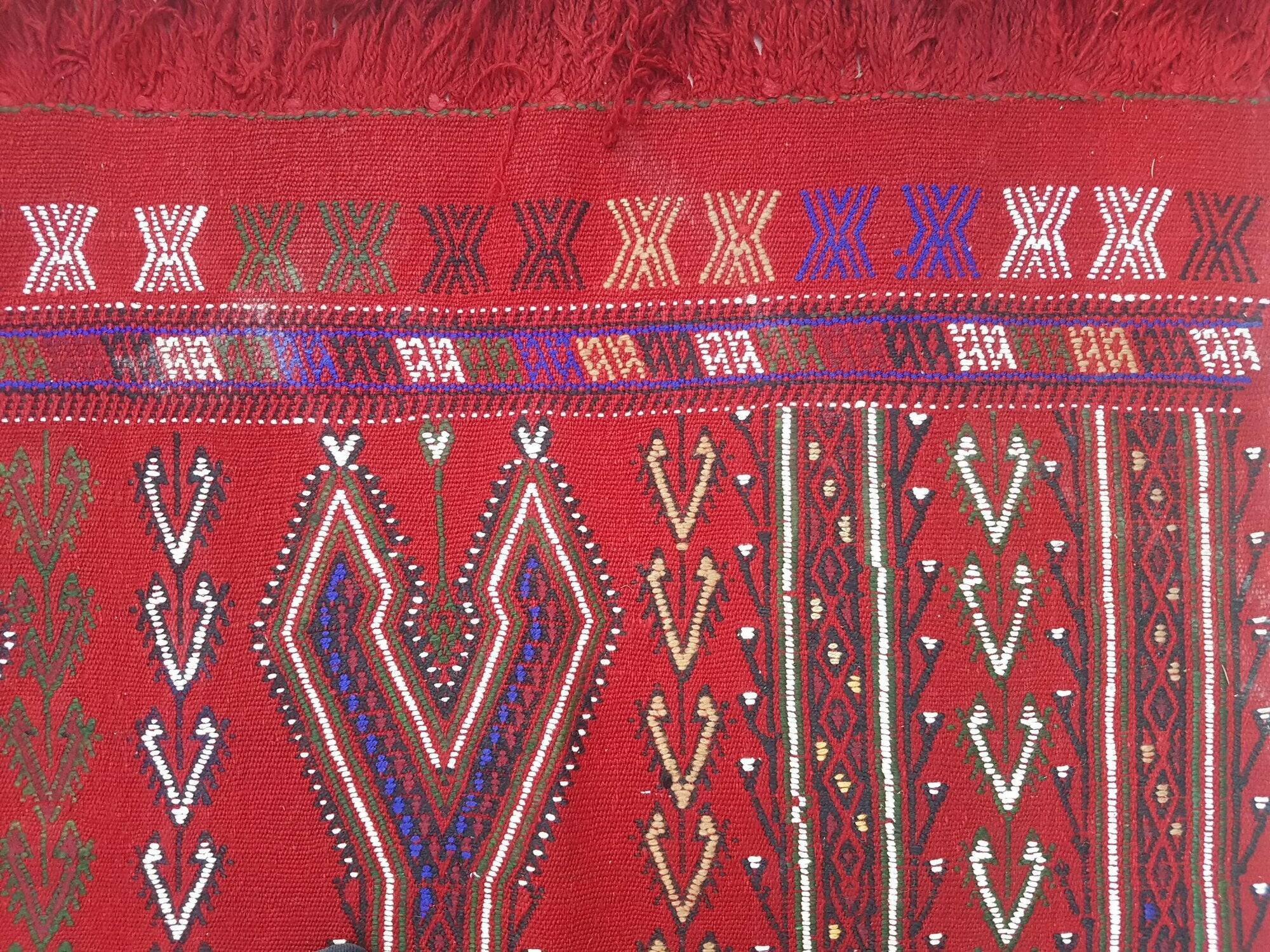 Vintage Turkish kilim handwoven 172x248 cm