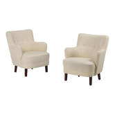Paire de fauteuils danois