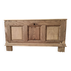 Coffre banc malle maie - chene massif