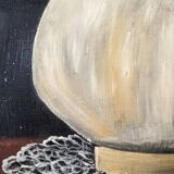 Small oil on canvas still life painting countryside style slow decoration