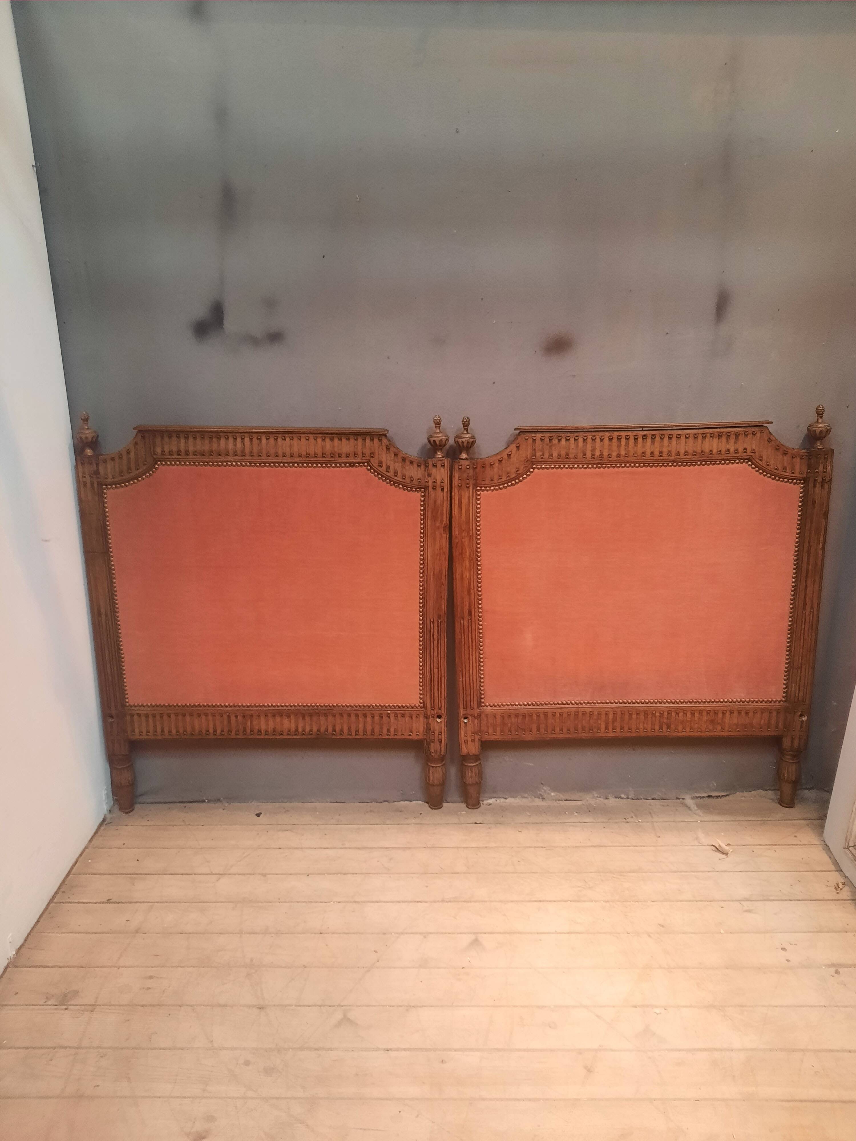 Pair of Louis XVI period headboards